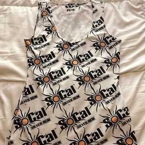 Fitted SoCal Silver Rum Tank Top!